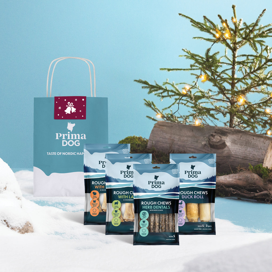 Joulun purupaketti pienelle koiralle