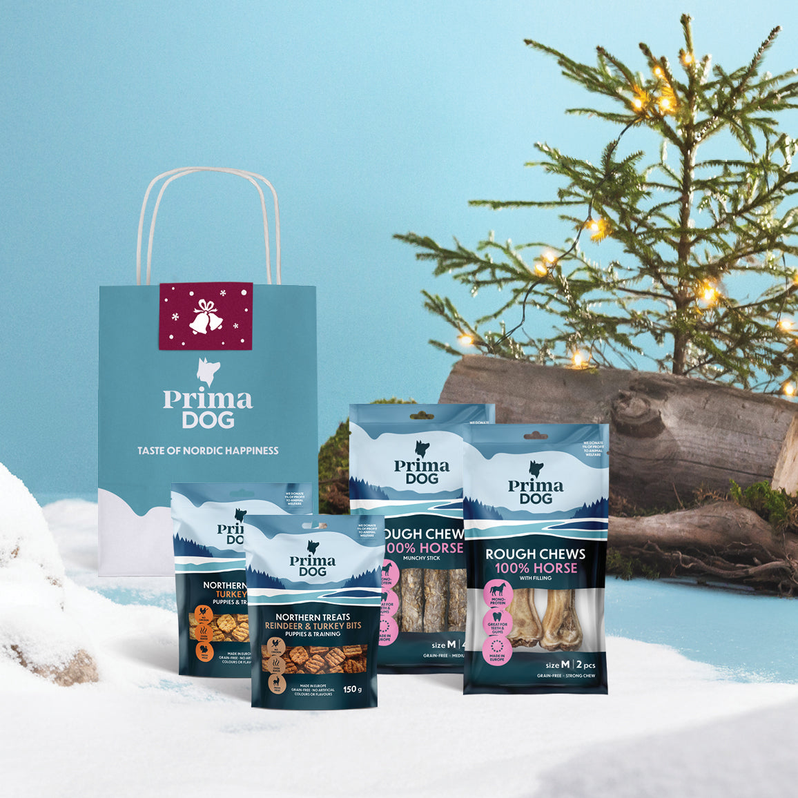 Joulun herkkupaketti herkkävatsaisemmalle koiralle