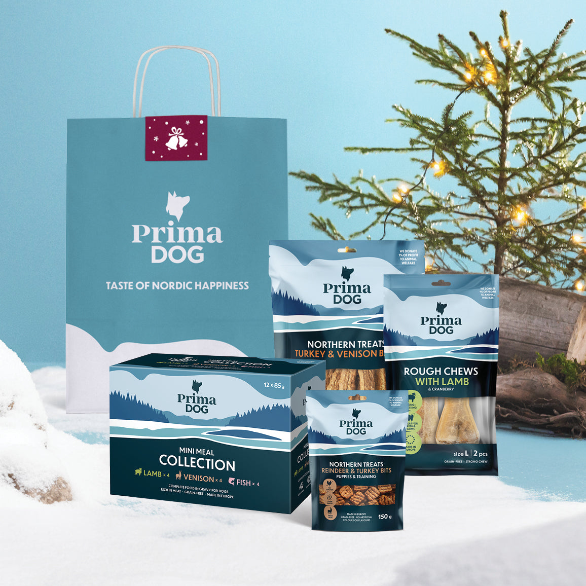 Unelmien jouluateriapaketti koiralle